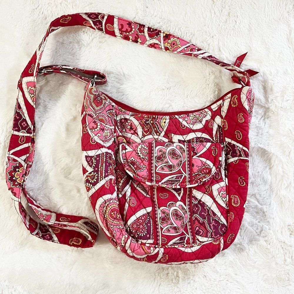 Vera Bradley Red and Pink Shoulder Bag